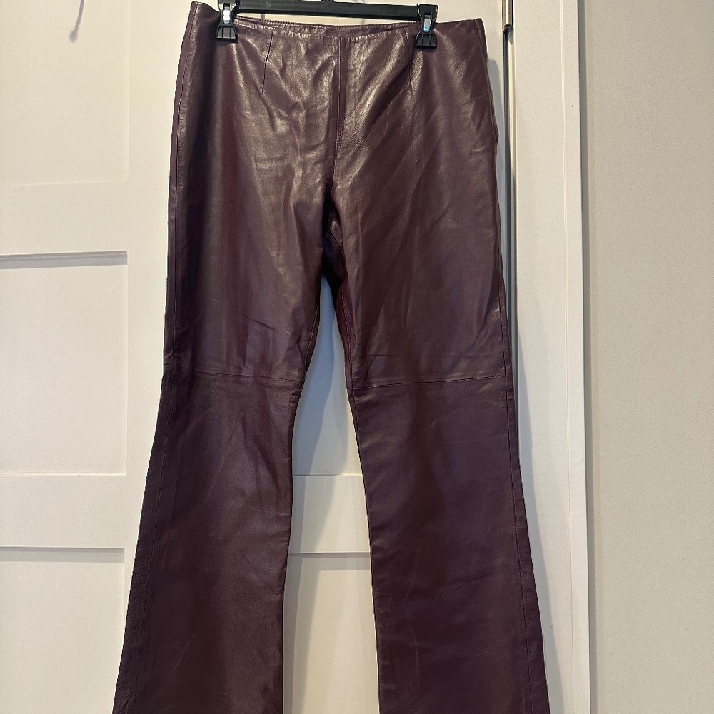 Cami International Leather Pants. Size 10